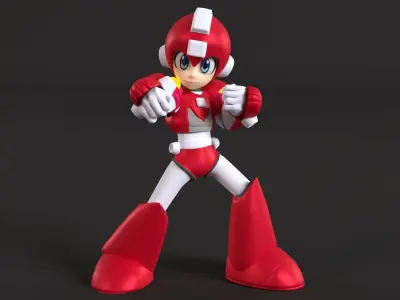 Power MegaMan - Megaman 6 3D model