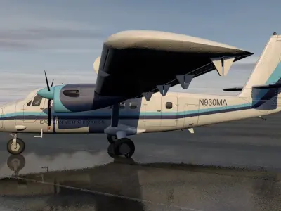 De Havilland Canada DHC-6 Twin Otter 3D model