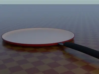 Ceramic utensil set Free low-poly 3D model