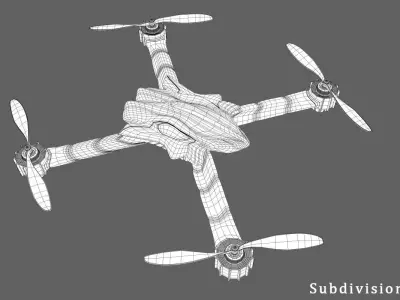 Drone Concept 3D model
