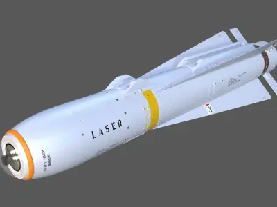 The AGM-65E Maverick 3D model