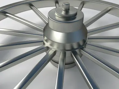 Metal Wheel 3D model