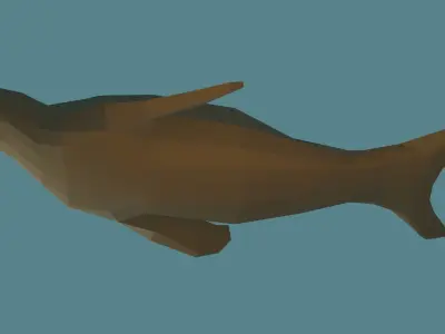 Low Poly Seal Free low-poly 3D model