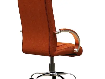 Office chair Low-poly 3D model