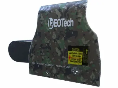 EoTech Holographic Weapon Sight Free 3D model
