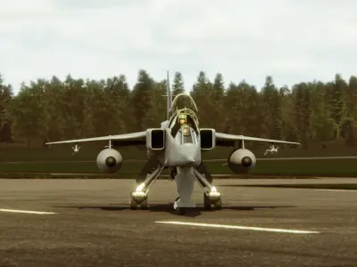 Sepecat Jaguar T2 3D model