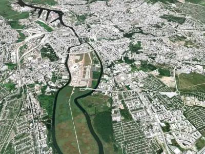 Cityscape Kaliningrad Russia 3D model