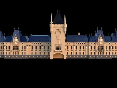 Palatul Culturii Iasi 3D model