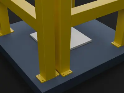 railing 002 3d model 3D model