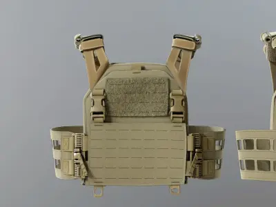 SOLDIER Bulletproof Vest 05 3D model