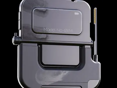 Sci-fi Controller V4 Low-poly 3D model