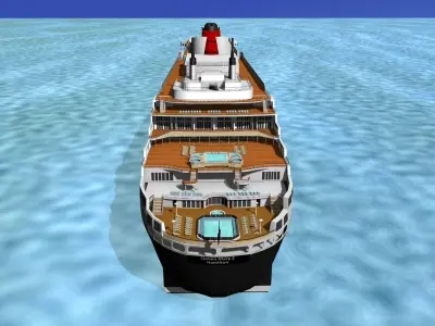 RMS Queen Mary 2 3D model