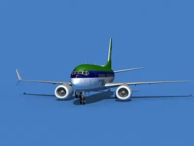 Boeing 737 MAX 7 Aer Lingus 3D model