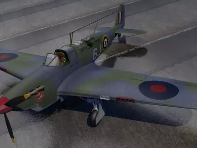 Fairey Fulmar Mk-1 3D model