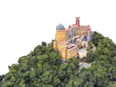 The Pena Palace Low-poly 3D model