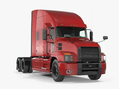 Semi Truck Generic 3D model