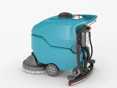 Floor Scrubber Machine 3D model