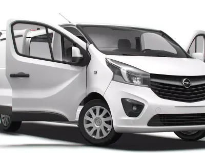 Opel Vivaro Van L2H1 Tailgate HQInterior 2019 3D model