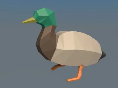 Spring Animal Pack Free low-poly 3D model