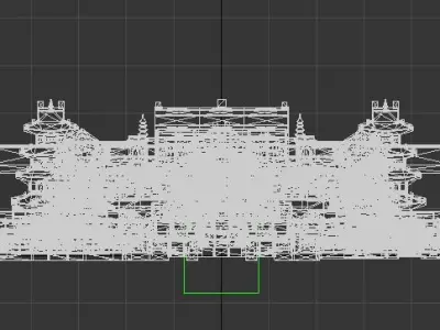 Temple Historic building Low-poly 3D model