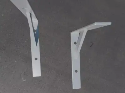 Adjustable Wall Bracket 3D Model 3D model