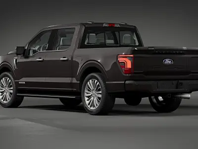 2024 Ford F-150 Platinum 3D model