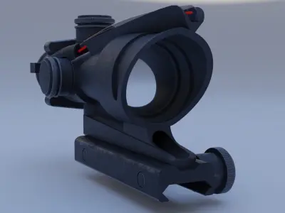ACOG Rifle Scope 3D model