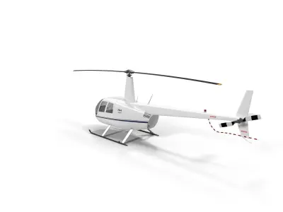 Robinson R44 Helicopter  3D model