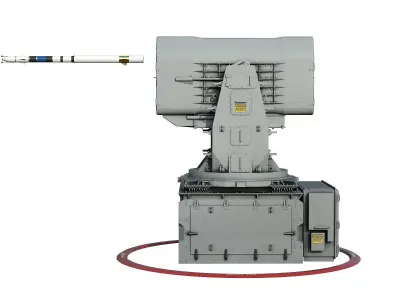 RIM 116 Rolling Airframe Missile 3D model