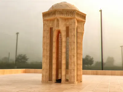 Shahidlar Monument 3D model