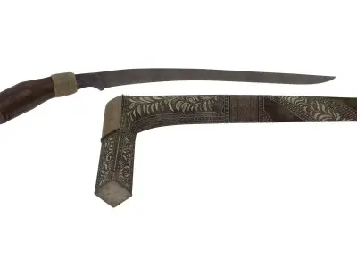 Sewar Dagger  Low-poly 3D model