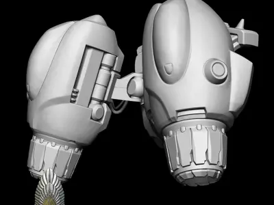 Rocket Raccoon jet PAck Marvel Rivals 3D DIGITAL DOWNLOAD 3D print model