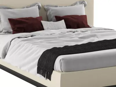 Bed Maxalto Bauci Free 3D model