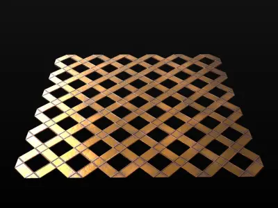 10 Seamless Metal Grids and Grates PBR Materials - Set 3 Texture