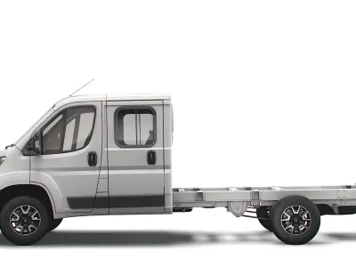 Vauxhall Movano Chassis Truck Crew Cab 4035 WB XL 2022 3D model