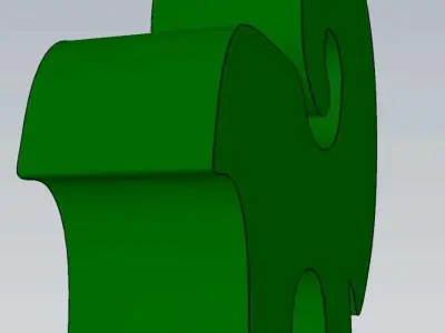 Wonderful Chameleon Home Decoration And Toy 3D model