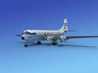 Boeing 377 Pan Am 2 3D model