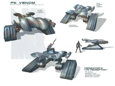 Terminator FK Venom Low-poly 3D model