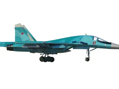 Su-34 3D model