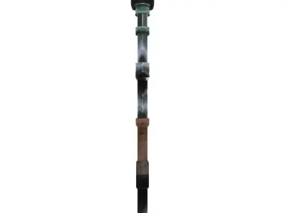 Old brutal sledgehammer Low-poly 3D model