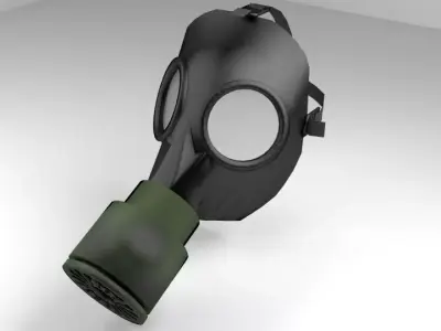 Gasmask Type 2 3D model