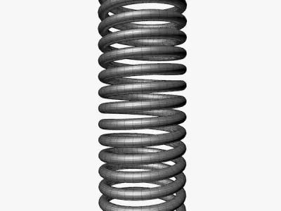 Metal Spiral 3D model
