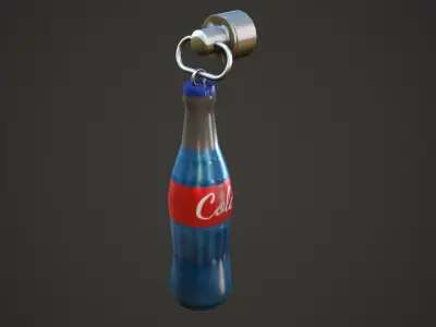 Bottle Weapon Charm - Low Poly Game Ready Low-poly 3D model