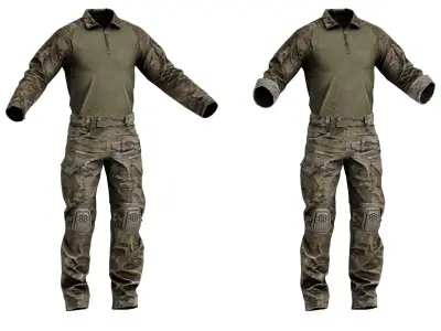 CRYE PRECISION COMBAT UNIFORM G4 Low-poly 3D model