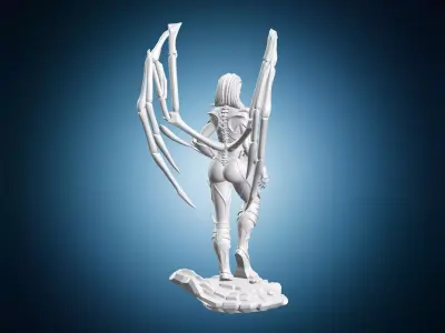 Sarah Kerrigan Statue 3D print model