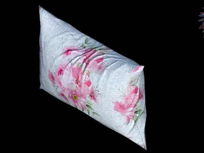 Low Poly Pillow Game Ready Free low-poly 3D model