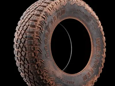 Good Year Wrangler off road tire 3D model