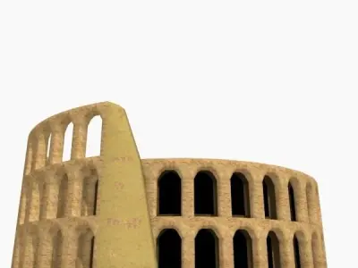 Simple Colosseum 3D model
