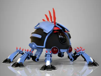 Robotic beetle 3D model
