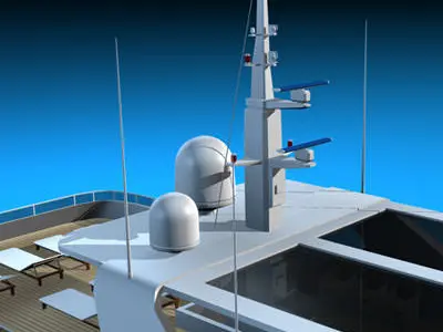 Yacht luxury 3D model